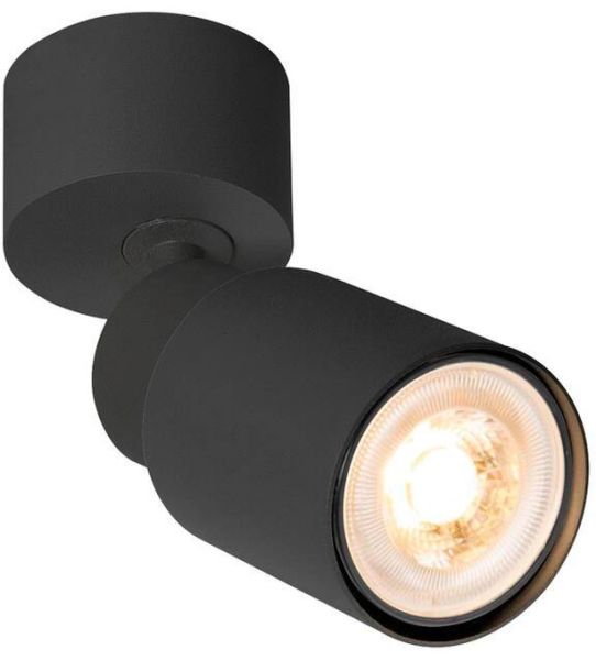 SLV PURI 2.0 Tube, Wand- und Deckenaufbauleuchte, 1x max. 6W GU10, schwarz -B-Stock-