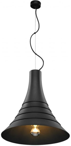 SLV BATO 45 PD, Indoor Pendelleuchte, schwarz, E27, max. 60W
