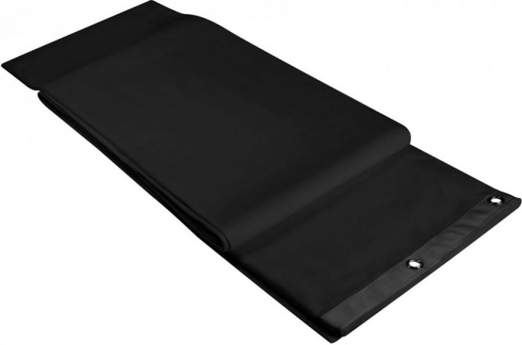 Adam Hall Accessories 0160 X 53 Akustikmolton B1, gesäumt, 5 x 3 m, schwar