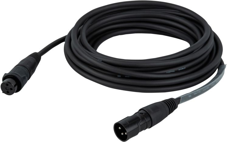 DAP-Audio FLR73 - IP65 DMX/AES-EBU XLR/M 3P auf XLR/F 3P Rean RCX3 Serie 6 m