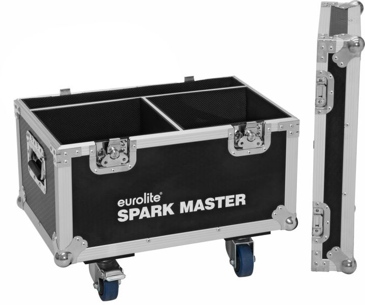 ROADINGER Flightcase 2x Spark Master mit Rollen