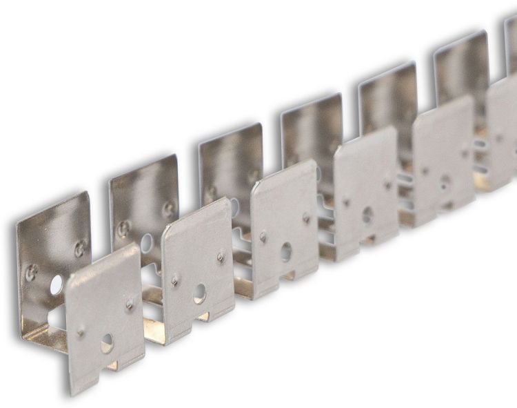 ISOLED LED Aufbauprofil eloxiert, gezahnt und flexibel für NEON Flexband B16H16, 100 cm